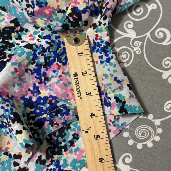 Karina Grimaldi Silk Playsuit Large Floral Feminine Boho Soft Clean Girl Romper - Picture 9 of 11